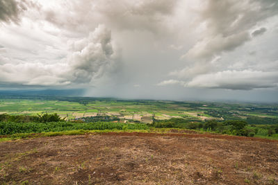 Scenic view of landscape against sky