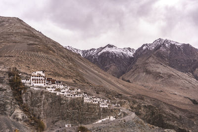 Diskhit gompa tibetan buddhist monastery of the yellow hat, ladakh, jammu and kashmir, leh ladakh