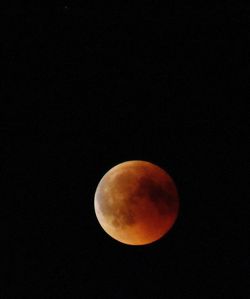 View of moon against sky at night