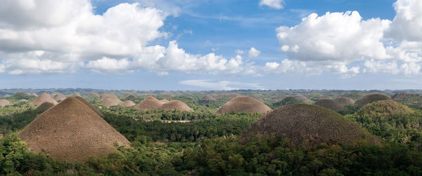 Panoramic view of landscape against sky