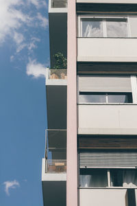 Low angle view of building against sky