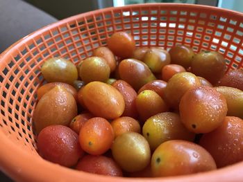 Close-up of fruits in bowl