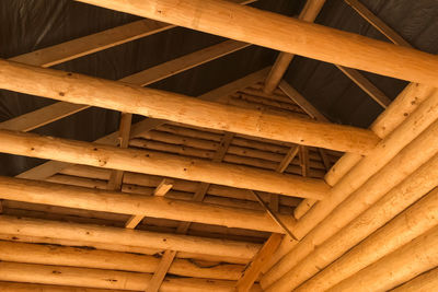 Low angle view of ceiling of building