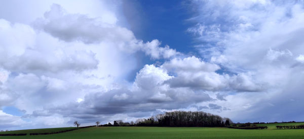 Panoramic view of landscape against sky