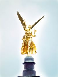 Low angle view of statue