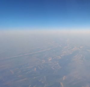 Aerial view of landscape against sky