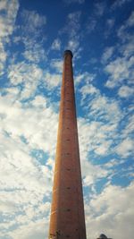 Low angle view of built structure against sky