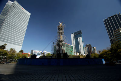 Low angle view of buildings against sky