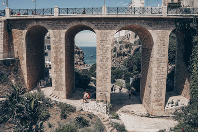 View of arch bridge