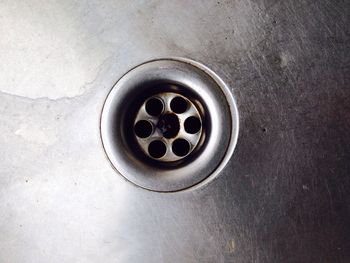 Close-up of drain