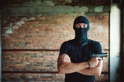 Man holding gun