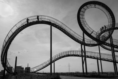 Low angle view of tiger and turtle – magic mountain