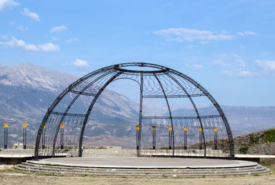 Stage at gjirokaster, albania