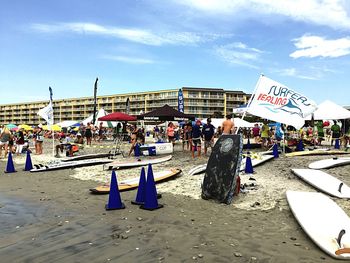 People on beach
