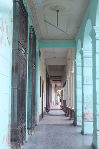 Corridor of building