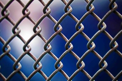 Full frame shot of chainlink fence