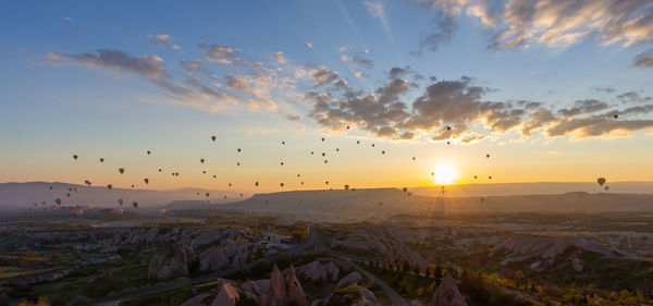 Scenic view of sunset