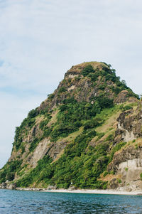 Mountain shot on an island 