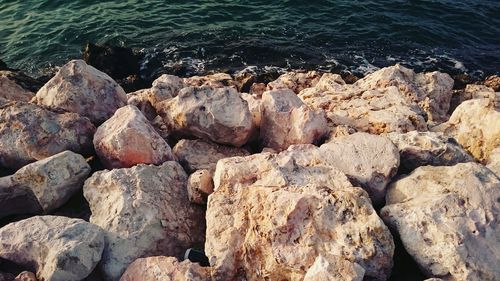 Full frame shot of sea shore