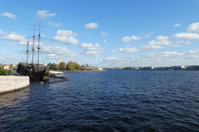 Scenic view of river against sky