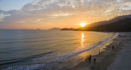 Aerial view of lantau island, hong kong