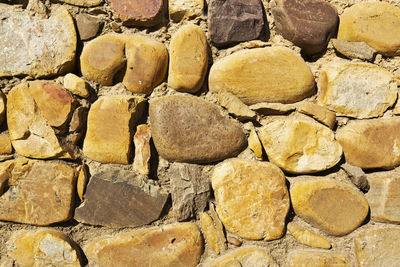 Full frame shot of stones