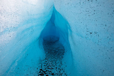 Interior of glacier