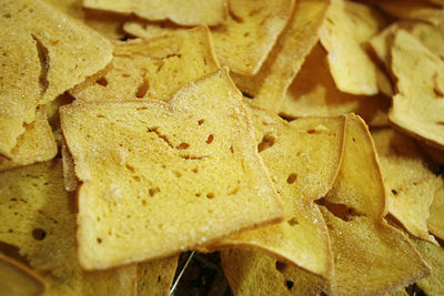 Full frame shot of breads