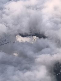 Low angle view of clouds in sky