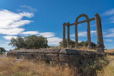 Roman ruins of augustobriga, in bohonal de ibor in the province of caceres, extremadura , spain