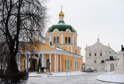 View of church against sky during winter