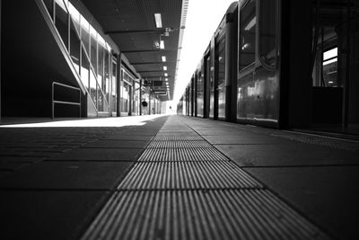 Empty corridor of building