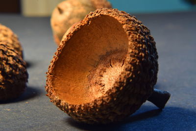 Close-up of bread on table