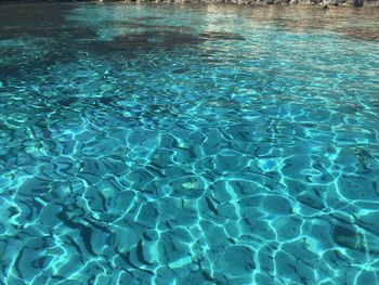 High angle view of swimming pool
