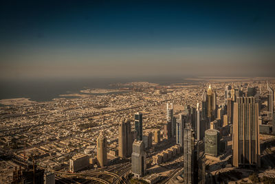 Aerial view of city