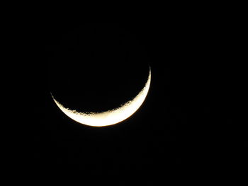 View of moon against sky at night