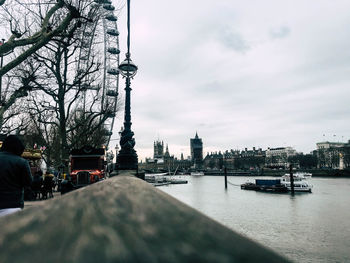 View of buildings at waterfront