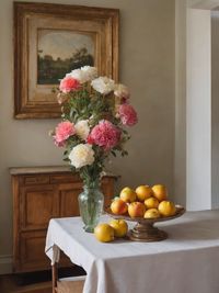 Close-up of fruits on table