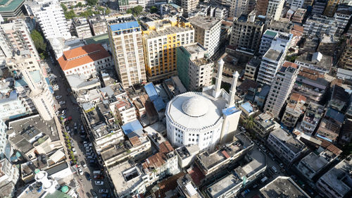 Aerial view of msulim mosque in dar es salaam