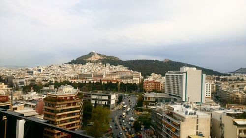 Cityscape against sky