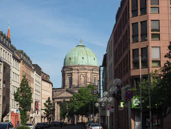 View of buildings in city