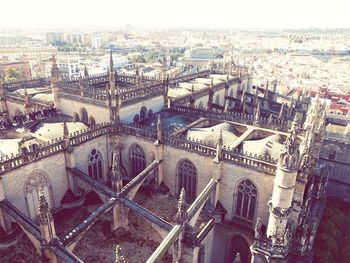 High angle view of cityscape