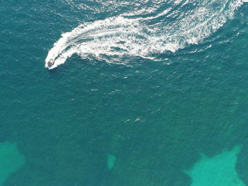 Close-up of rippled water