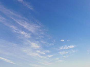 Low angle view of clouds in sky