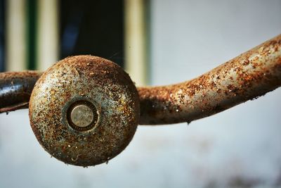 Close-up of rusty metal