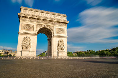 View of monument against cloudy sky