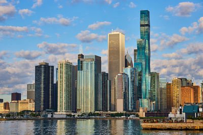 Skyscrapers in city