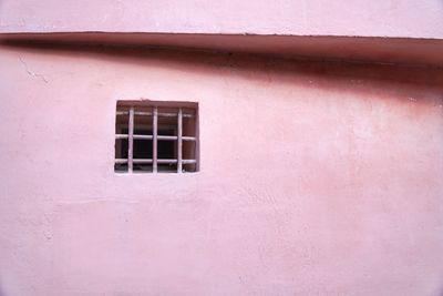 Full frame shot of pink window