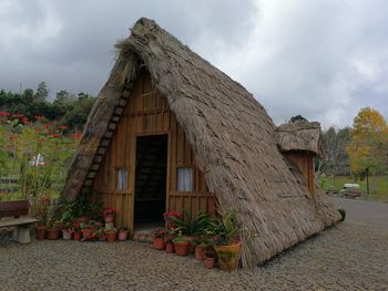 House against sky