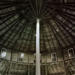 Low angle view of ceiling